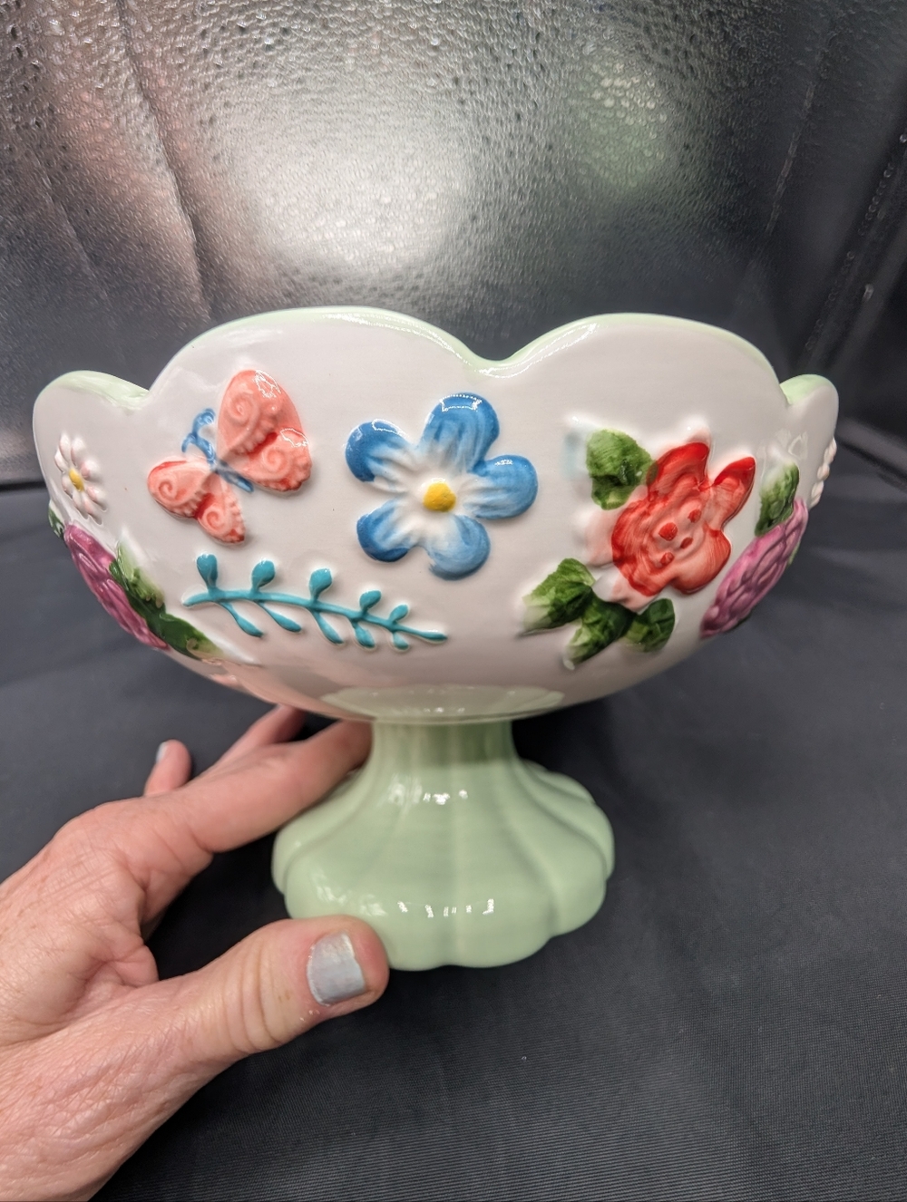 Pioneer Woman Painted Meadows Candy Dish And Mugs Set.  New With Tags. - Picture 2 of 13